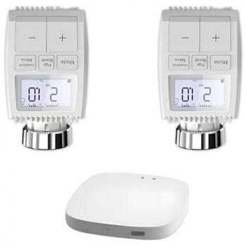 Cabezal Termostático Conectado con Pantalla LCD y Zigbee - Silamp