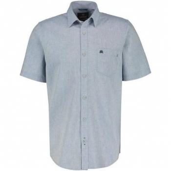 LERROS Freizeithemd in Hellblau mit Label-Stitching