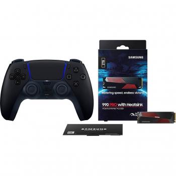PlayStation 5 DualSense‑Controller mit interner 2 TB SSD (Samsung 990 PRO) – Komplettpaket