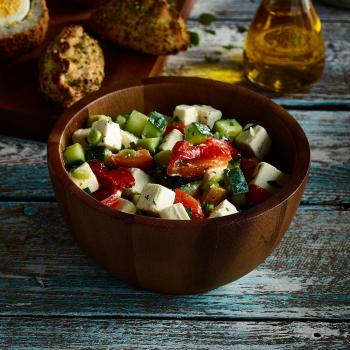 Natural Wooden Salad Bowl