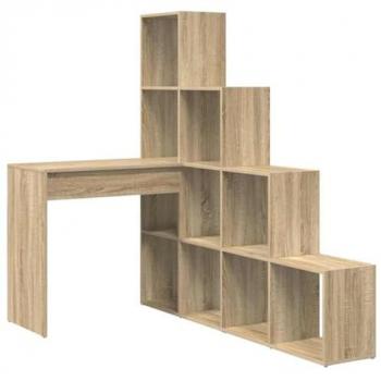 VidaXL Sonata Desk Angolare 101,5 × 149,5 × 149,5 cm – Legno di Rovere