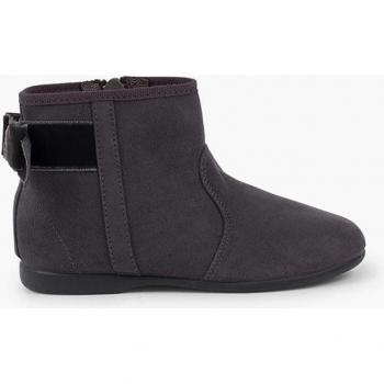 Botines de Niña con Lazo y Terciopelo
