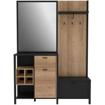 FORTE Kompaktgarderobe High Rock - Breite 144,5 cm