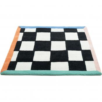 Kurzflor Bings Check‑Mate Wolle Teppich