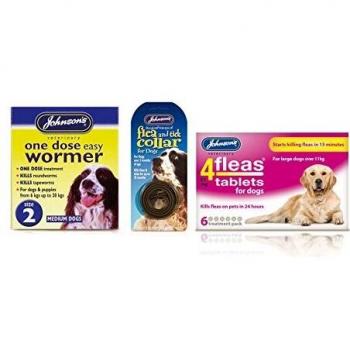 Pet Connection Medium Dog Flea, Tick & Worming Kit