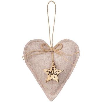 MICA Living, Herzförmiger Christbaumschmuck - Xmas - 1-teilig
