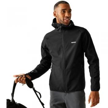 Arec III Softshell Windbreaker – Black, L