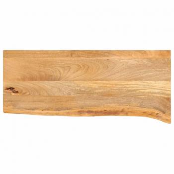 VIDAXL - Piano Tavolo Bordi Vivi 90x30x3,8 Cm In Legno Massello Di Mango