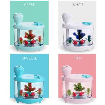 Humidificador de aire para pecera con luz nocturna