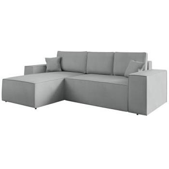 MOBILIER1 Sofá rinconero Clovis 108, Manila 14, Función de descanso, Caja de ropa de cama, 279x181x94cm - Manila 14
