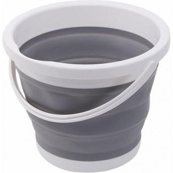 Tragbarer Camping-Eimer 5L/10L Grau