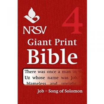 NRSV Giant Print Bible: Volume 4, Job - Song of Songs