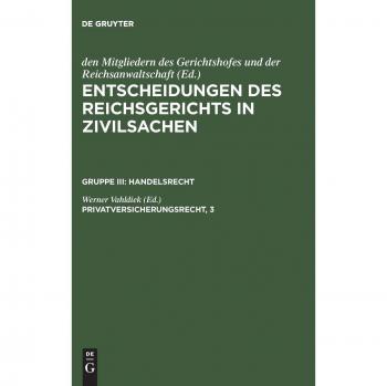 Privatversicherungsrecht, 3