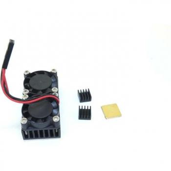 Raspberry Pi 4B Dual Fan Heatsink Cooling System