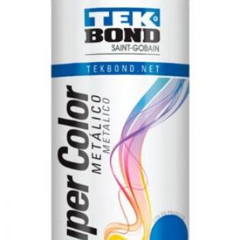 Tinta Spray Tekbond Super Color Preto Brilho Natural 350ml