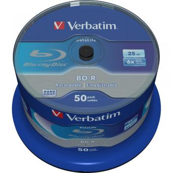 Verbatim Datalife BD‑R 25 GB 6X – Caja de 50 unidades