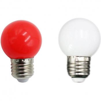 Ampoule Globe LED E27 1W Couleurs Variées