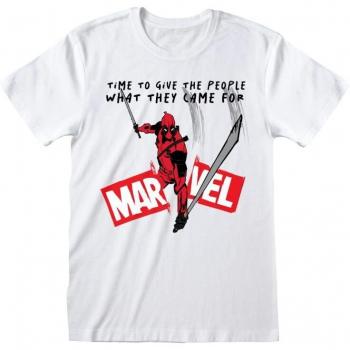 Deadpool What They Came For T-Shirt, Weiß, Größe XL