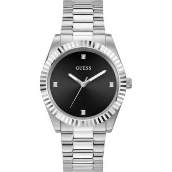 Guess - Reloj de hombre Connoisseur GW0542G1 de acero y correa plateada