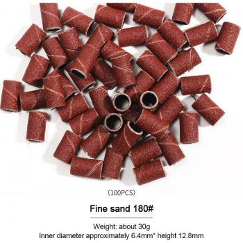Sanding Cap Bands for Electric Nail Machine - 50/100 Pack