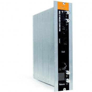 Trasmodulador T0X DVB-T2/QAM CI Twin MUX