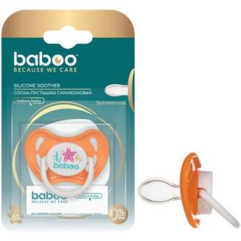 Baboo Sucette Silicium Symétrique Orange Océan +6 Mois