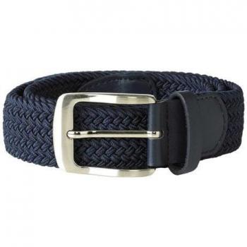 Cinturón trenzado elástico para hombre Duke Dani L/XL azul oscuro