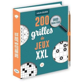 200 grilles de jeux XXL pour les seniors - crayon offert