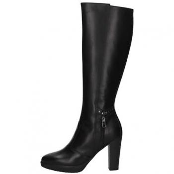 Botas de Mujer NERO GIARDINI BOTA DE VESTIR DE PIEL CON TACON Y PLATAFORMA NEGRO