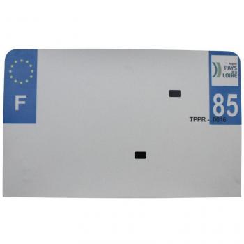 Bande Immatriculation PVC Top Plaq 85