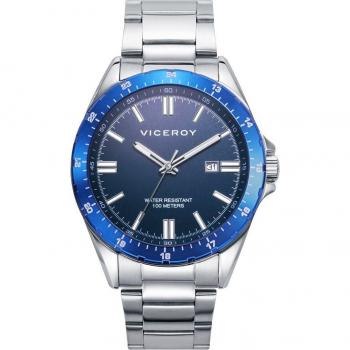 Reloj Viceroy Magnum acero bicolor azul