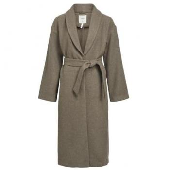 Cappotto di Mezza Stagione OBJPisa Beige Scuro