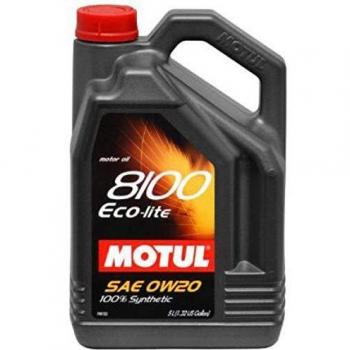 Motul 8100 0W20 Ecologico Olio Motore 5L