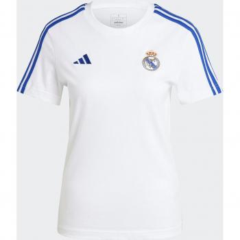 White 3‑Striped Adidas RM Womens T‑Shirt – M