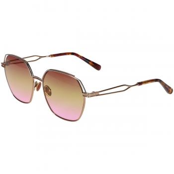 Scotch & Soda 5018 401 - Lentes de Sol Dorados para Mujer, talla 56