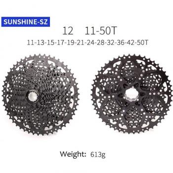 Sunshine 12V 11-50T MTB Cassette for Shimano M6100/M7100/M8100/XTR