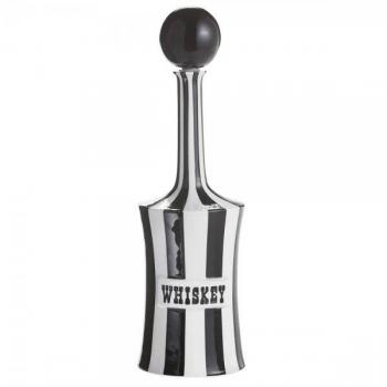 Jonathan Adler Black Whiskey Decanter