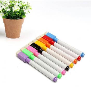 Stylos effaçables 8 teintes avec gomme magnétique