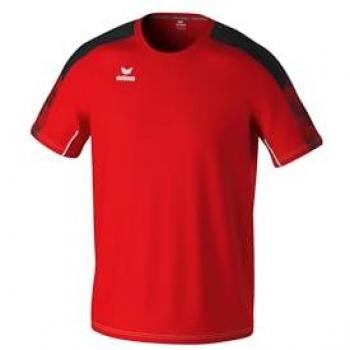 Erima Evo Star Unisex T-shirt Rood/Zwart S