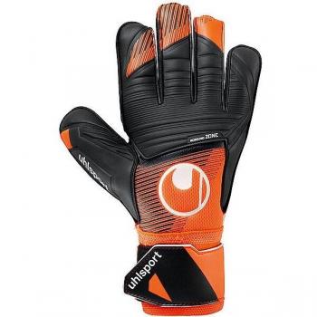 Uhlsport Guantes Portero Soft Resist+ Naranja, Negro Adulto