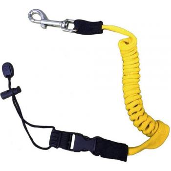 Coiled Leash Cord for Kayaking and Canoeing