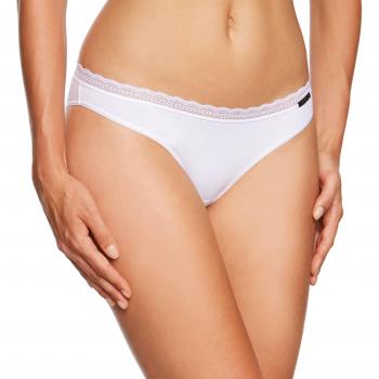 Skiny Damen Rio Slip Advantage Lace 2er Pack, Gr. 38, Weiß