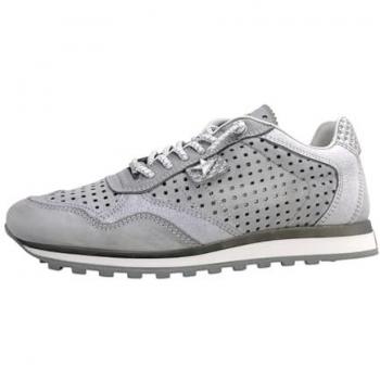 Cetti C848 Grau – Halbschuhe mit Schnuersystem aus Tin‑Stein