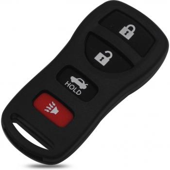 Bilchave 4 Button Car Remote Key Shell Fob for Nissan Armada