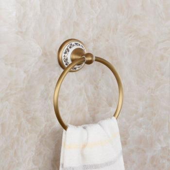 Copper Towel Ring Vintage Bathroom Hardware