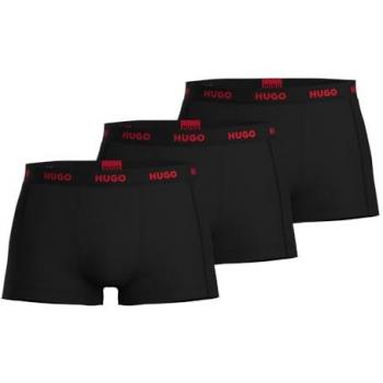 Hugo Set 3 boxer in cotone stretch Nero Taglia M