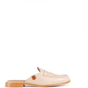 Mule Popa Arcade Piel Beige