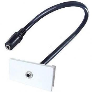 Connekt Gear 0.4m AV Snap-In 3.5mm Socket to Socket Connector
