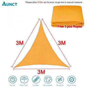 Vela de Sombra Camping 3x3/4x4/5x5m