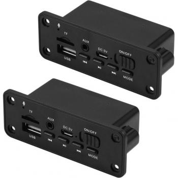 2X Bluetooth 5.0 MP3 Decoder Module with 3W Speakers and FM Radio
